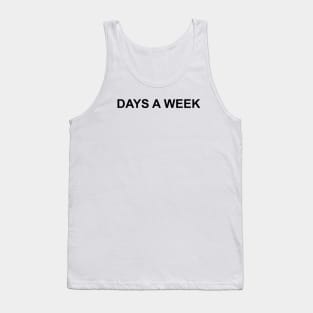 DAYS A WEEK SEVEN JUNGKOOK Tank Top